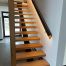 Melbourne Mono Staircase with Glass Wall and Led Handrail